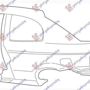 025801682 Hyundai Accent Hatchback/Liftback 2003-2005 | Φτερό Πίσω Αριστερό