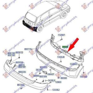 026103855 Hyundai Getz 2006-2010 | Τραβέρσα Προφυλακτήρα Πίσω