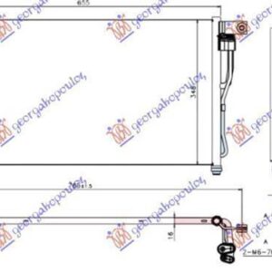 026406400 Hyundai Accent Sedan 2006-2011 | Ψυγείο A/C