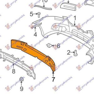 026604900 Chevrolet Aveo 2005-2008 | Αντιθορυβικό Προφυλακτήρα Εμπρός