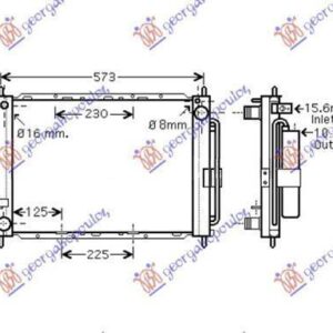 026806310 Renault Clio 2006-2009 | Ψυγείο Νερού & A/C