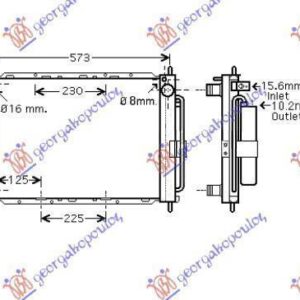 034706330 Renault Clio 2009-2013 | Ψυγείο Νερού & A/C