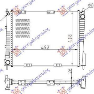 026806340 Renault Clio 2006-2009 | Ψυγείο Νερού