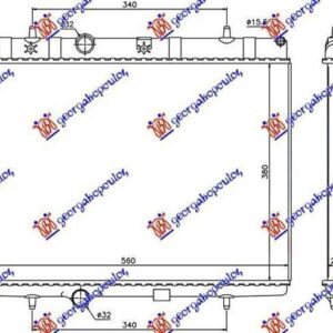 019506330 Citroen C2 2003-2008 | Ψυγείο Νερού Βενζίνη/Πετρέλαιο