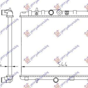 019506345 Citroen C2 2003-2008 | Ψυγείο Νερού Βενζίνη/Πετρέλαιο