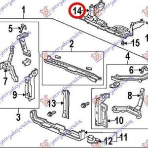 027200830 Honda Civic Hatchback/Liftback 2004-2005 | Ποδιά Μηχανής