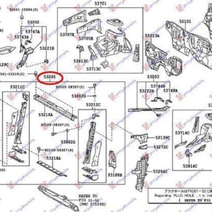 028400220 Toyota Rav 4 2005-2010 | Μετώπη Εμπρός