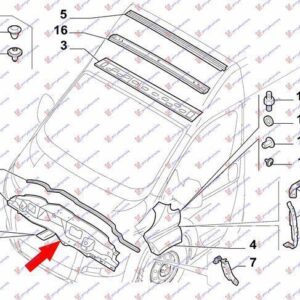 028700220 Fiat Ducato 2006-2014 | Μετώπη Εμπρός