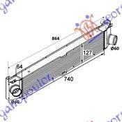 028706200 Fiat Ducato 2006-2014 | Ψυγείο Intercooler