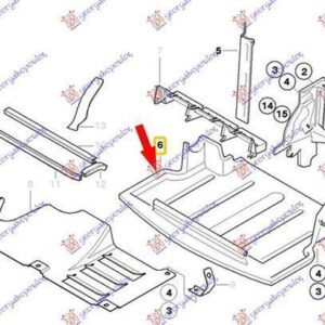 029000830 BMW Z4 2003-2009 | Ποδιά Μηχανής