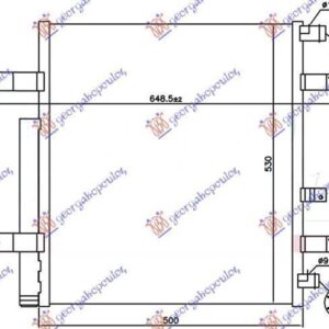 029806410 Mercedes-Benz Atego 1998- | Ψυγείο A/C Diesel