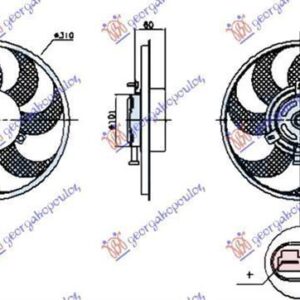 526006450 Mercedes-Benz Vito/Viano 2010-2015 | Βεντιλατέρ