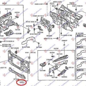 031100220 Toyota Hilux 2001-2005 | Μετώπη Εμπρός