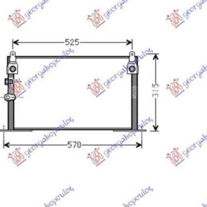 031106420 Toyota Hilux 2001-2005 | Ψυγείο A/C