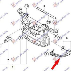 031600271 BMW 1 Series 3/5θυρο 2004-2011 | Φανοστάτης Εμπρός Δεξιός