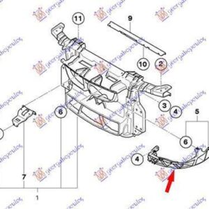 031600272 BMW 1 Series 3/5θυρο 2004-2011 | Φανοστάτης Εμπρός Αριστερός