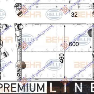 031606305 BMW 1 Series 3/5θυρο 2004-2011 | Ψυγείο Νερού Βενζίνη