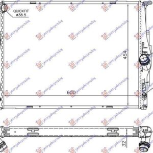 031606310 BMW 1 Series 3/5θυρο 2004-2011 | Ψυγείο Νερού Βενζίνη