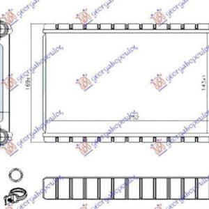 031706510 BMW 3 Series Sedan/Touring 2005-2008 | Ψυγείο Καλοριφέρ