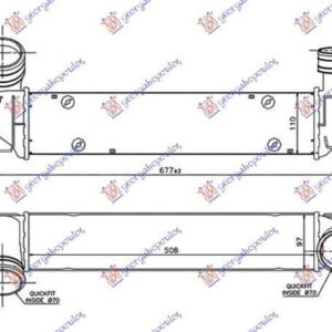 154006230 BMW 3 Series Sedan/Touring 2008-2012 | Ψυγείο Intercooler