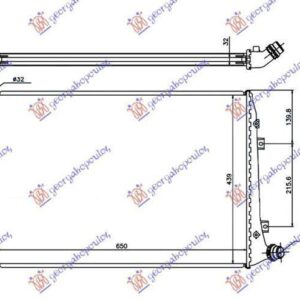 032306365 VW Passat 2005-2011 | Ψυγείο Νερού