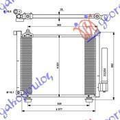 033106410 Opel Agila 1999-2008 | Ψυγείο A/C Diesel