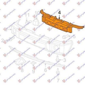 034304900 Jeep Commander 2006-2010 | Αντιθορυβικό Προφυλακτήρα Εμπρός