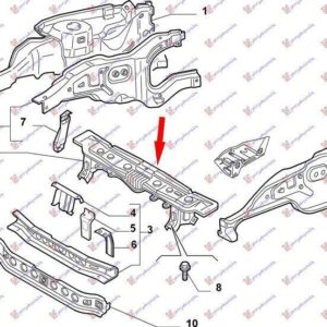 034400220 Alfa Romeo 156 2003-2005 | Μετώπη Εμπρός