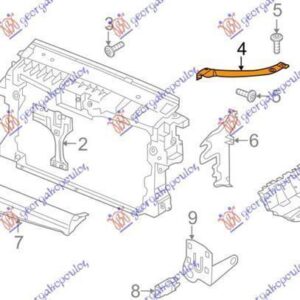 035300271 VW Tiguan 2007-2011 | Ποδιά Εμπρός Δεξιά