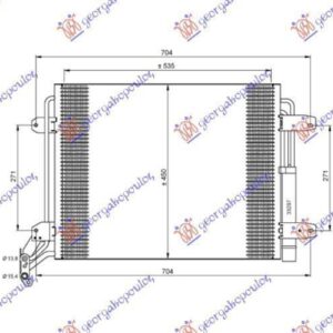 889006400 VW Tiguan 2011-2016 | Ψυγείο A/C