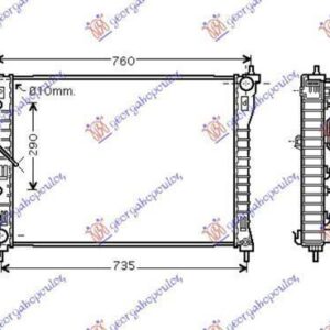 051706300 Chevrolet Captiva 2007-2012 | Ψυγείο Νερού