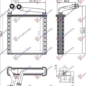 036106510 VW Golf 2004-2008 | Ψυγείο Καλοριφέρ