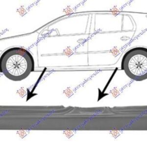 065308282 VW Jetta 2005-2010 | Μαρσπιέ Αριστερό