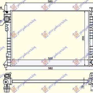 036206320 Ford Fiesta 2002-2008 | Ψυγείο Νερού