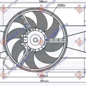 020606440 Ford Fusion 2002-2012 | Βεντιλατέρ