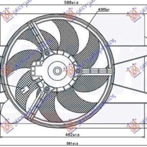 036206450 Ford Fiesta 2002-2008 | Βεντιλατέρ