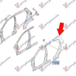 366001681 Hyundai i20 2012-2014 | Φτερό Πίσω Δεξιό