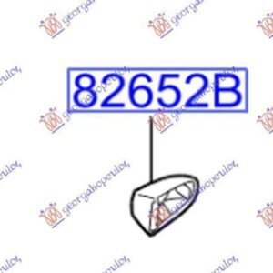 366007842 Hyundai i20 2012-2014 | Χερούλι Πόρτας Εξωτερικό Εμπρός Αριστερό