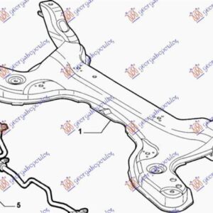 038900910 Fiat Punto 2003-2011 | Γέφυρα Μηχανής