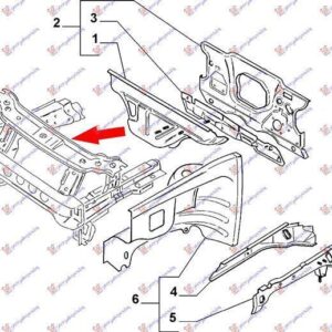 037000220 Fiat Palio 1999-2004 | Μετώπη Εμπρός