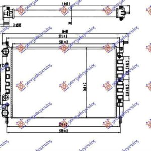 037006320 Fiat Palio 1999-2004 | Ψυγείο Νερού