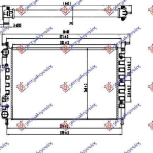 037006325 Fiat Palio 1999-2004 | Ψυγείο Νερού