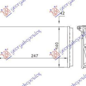 037006510 Fiat Palio 1999-2004 | Ψυγείο Καλοριφέρ