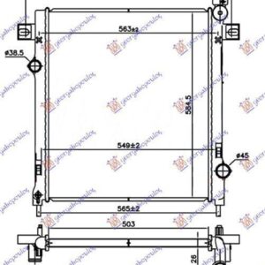 037106300 Jeep Cherokee Liberty 2008-2014 | Ψυγείο Νερού