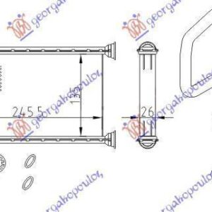 037106500 Jeep Cherokee Liberty 2008-2014 | Ψυγείο Καλοριφέρ