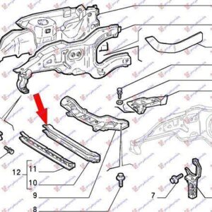 066400500 Alfa Romeo 145 1994-1999 | Τραβέρσα Σασί