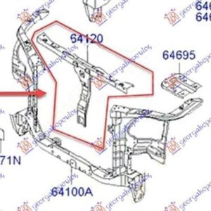 037800200 Hyundai Matrix 2008-2010 | Ποδιά Εμπρός