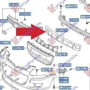 037805000 Hyundai Matrix 2008-2010 | Αντιθορυβικό Προφυλακτήρα Πίσω