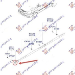 037806541 Hyundai Matrix 2008-2010 | Φάσα Φτερού Εμπρός Δεξιά