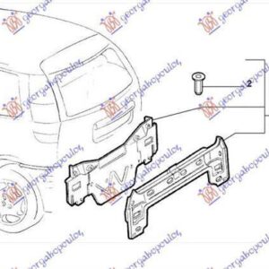 037902070 Fiat Punto 1995-1999 | Ποδιά Πίσω